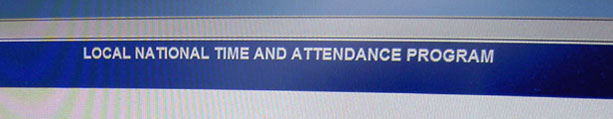 Local National Time & Attendance Program